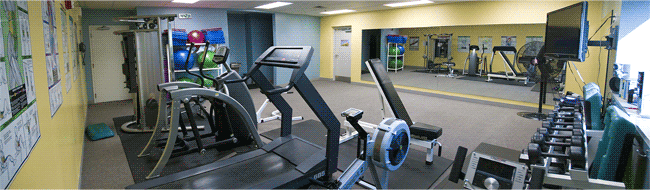 Exercise room at Lake Shore