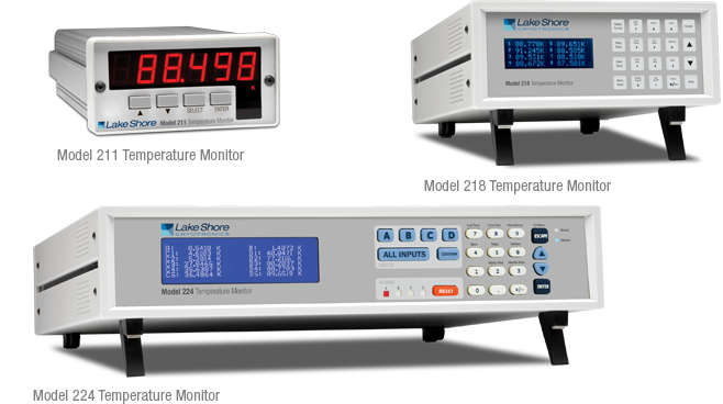 Lake Shore temperature monitors