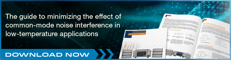 Download: The guide to minimizing the effect of common-mode noise interference in low-temperature applications