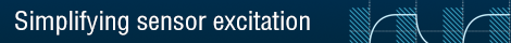 simplifying sensor excitation