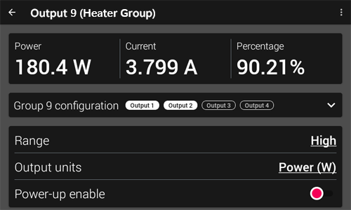 346 heater groups