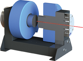 Showing the path of the light source to the sample