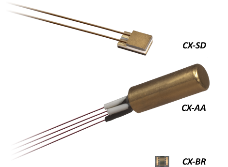 Cernox temperature sensors