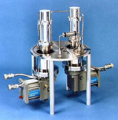 Double cryogenic cold trap