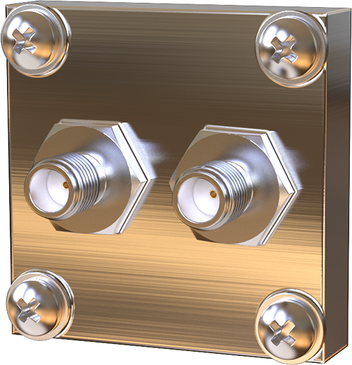 Dual SMA feedthrough