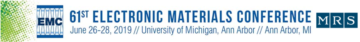 Electronic Materials Conference 2019