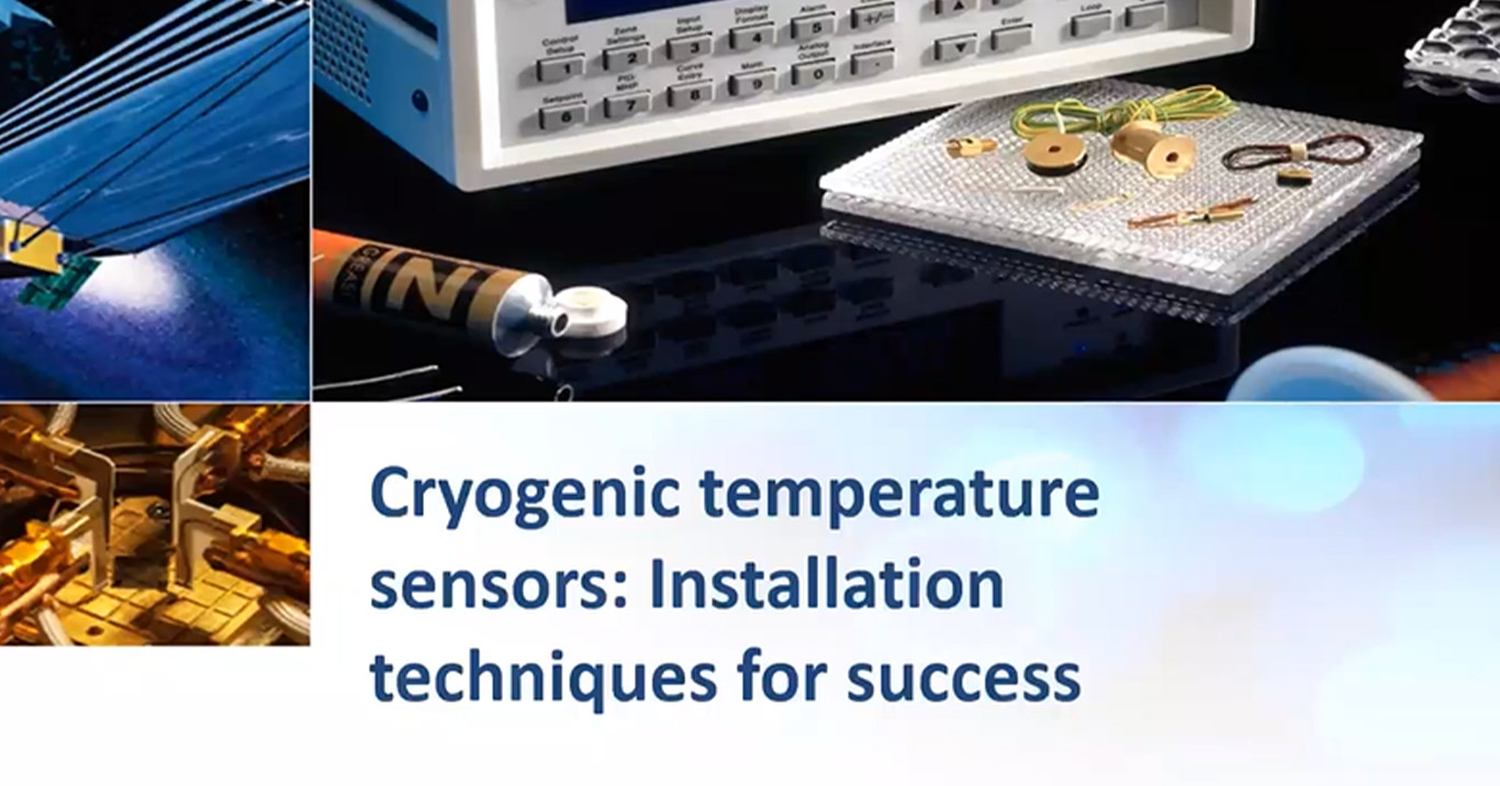 Featured image for Upcoming webinar on cryogenic sensor installation techniques