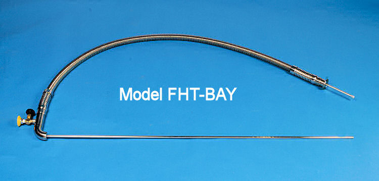 Ligne de transfert d'hélium flexible FHT-BAY Baïonnette