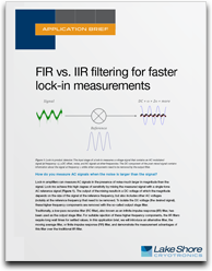 FIR vs IIR filtering app note