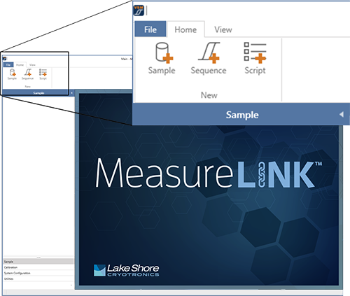 MeasureLINK-MCS home screen