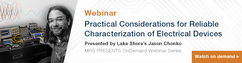 Reliable Electrical Device Characterization Webinar