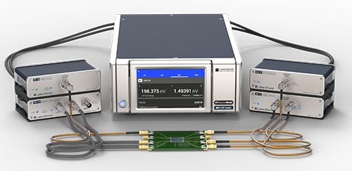 M8-SSM with four modules and a DUT