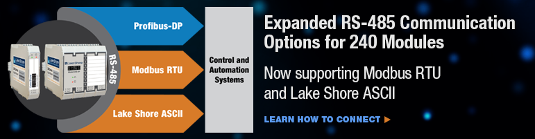 Expanded Modbus and ASCII communication options for the 240 Series