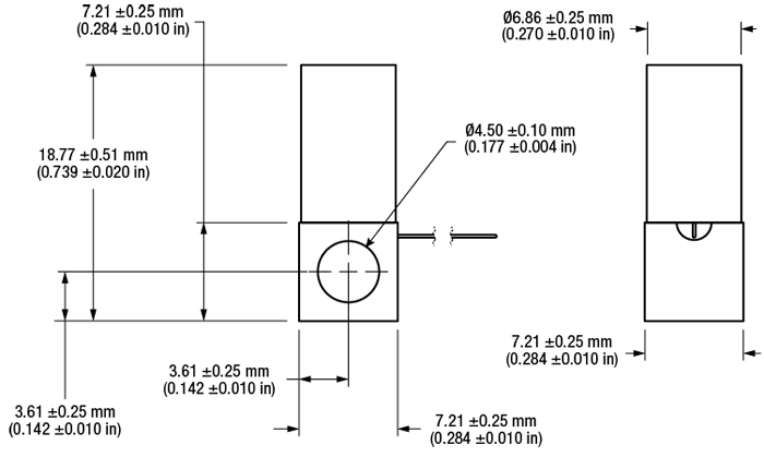 RX-102B-RS dimensional drawing