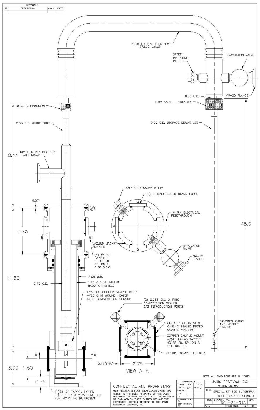 ST-100 SuperTran matrix isolation drawing