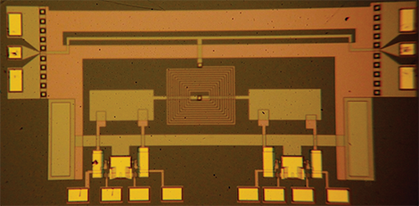 monoloithically integrated bandstop resonator