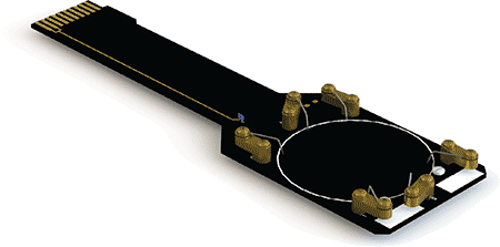 8400insert7 50 mm prober pin sample card