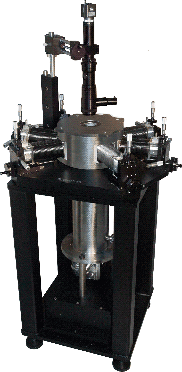 low vibration cryogen-free micro-manipulated probe station