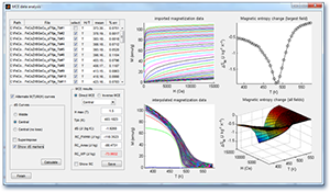 Lake Shore magnetocaloric effect software