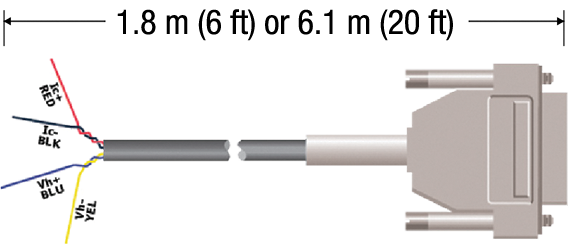 Hall sensor cord dimensions