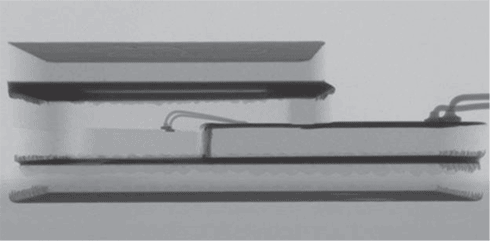 Lake Shore x-rays each sensor to verify the quality of the die attachment and to ensure sufficient clearance between the internal wires and lid